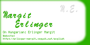 margit erlinger business card